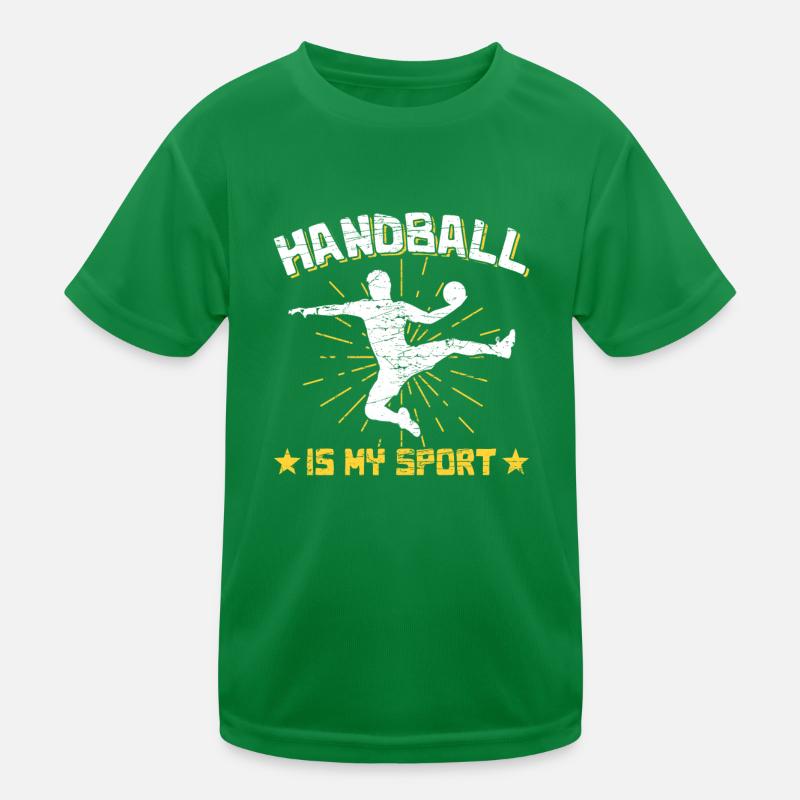 Handball Leidenschaft Spruch Kinder Funktions-T-Shirt