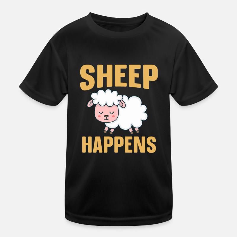Funny sheep, sheep not only for shepherds Kids Functional T-Shirt