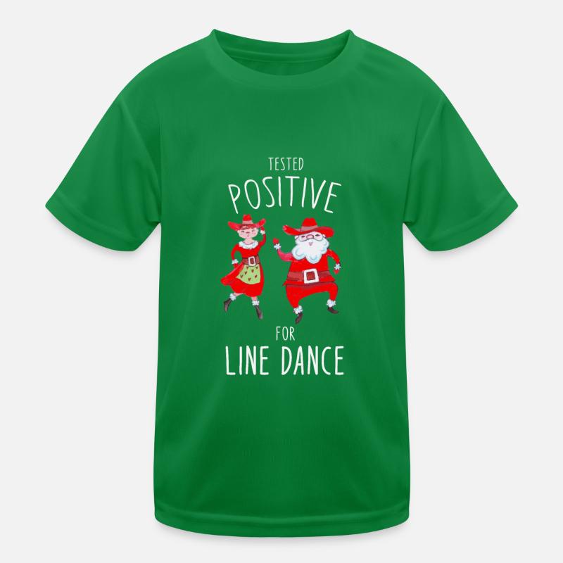 Line Dancing Tested positive for Line Dance Kids Functional T-Shirt