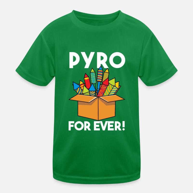 Pyro For Ever Feux d’artifice T-shirt sport Enfant