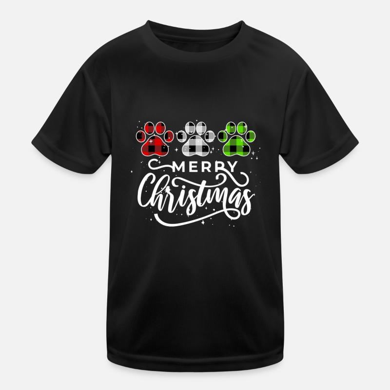 Joyeux Noël Chat Pow CatChristmas T-shirt sport Enfant