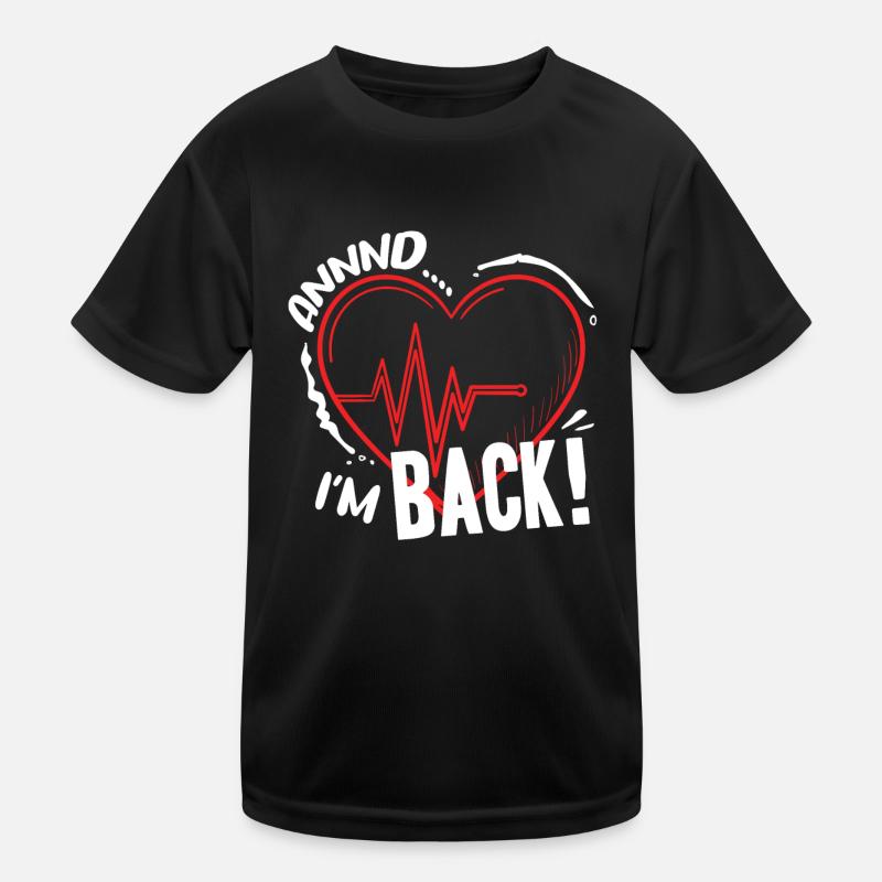 Survivant d’une crise cardiaque T-shirt sport Enfant