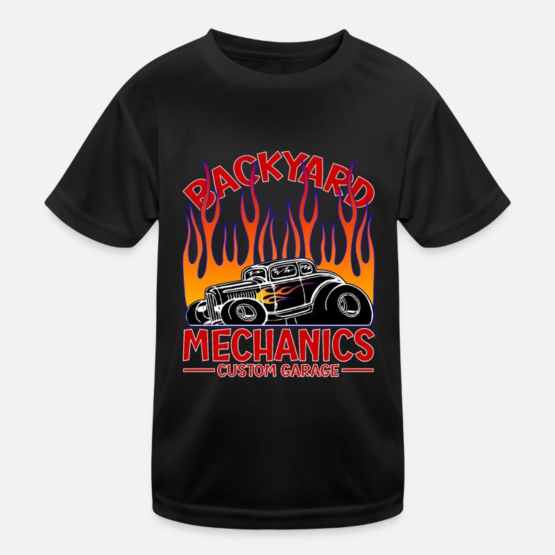Backyard Mechanics Kinder Funktions-T-Shirt