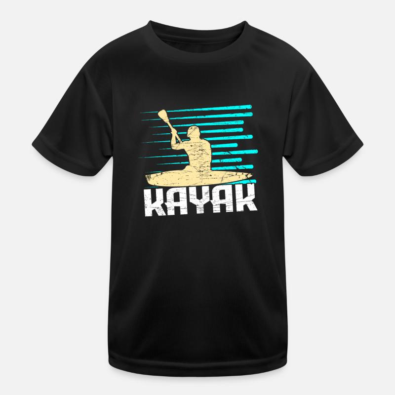 Kayaking Kids Functional T-Shirt