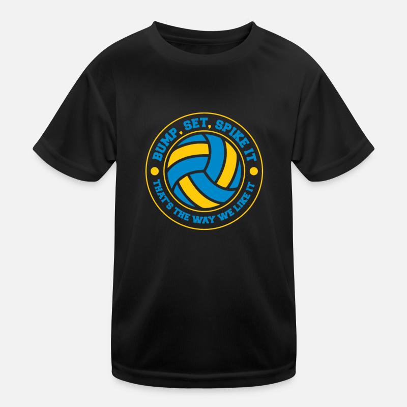 Volleyball Beach Volleyball Kids Functional T-Shirt
