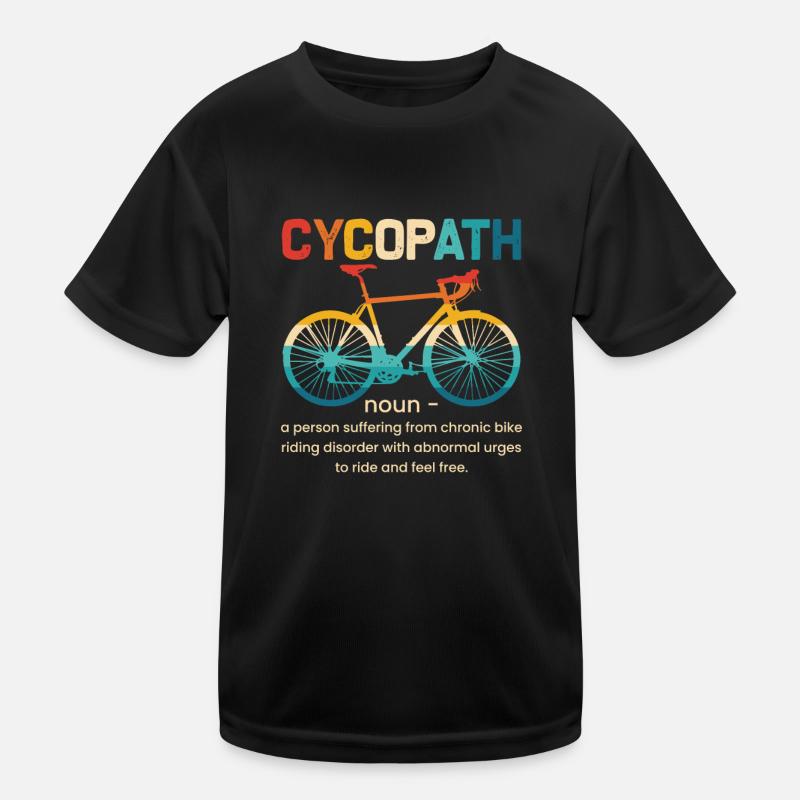 Cyclisme Noun Cycopath, VTT T-shirt sport Enfant