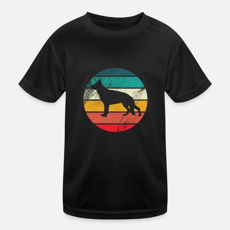 Chien de berger T-shirt sport Enfant