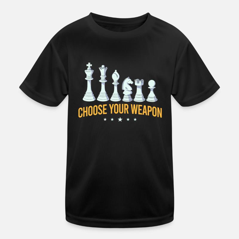 Chess, chess player, chess lover Kids Functional T-Shirt