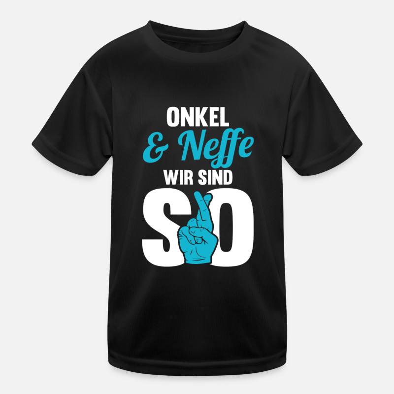 Onkel und Neffe Kinder Funktions-T-Shirt