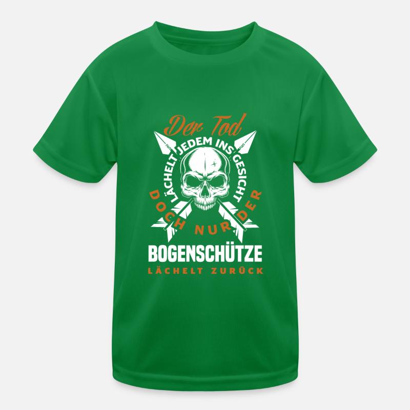 Lustiges Bogenschießen Bogenschütze Geschenk Kinder Funktions-T-Shirt