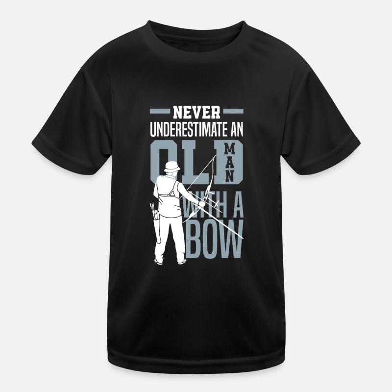 Lustiges Bogenschießen Bogenschütze Geschenk Kinder Funktions-T-Shirt