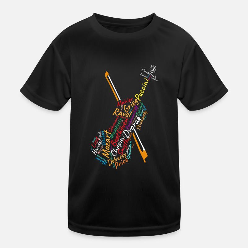 Compositeurs classiques, compositeurs, musique T-shirt sport Enfant