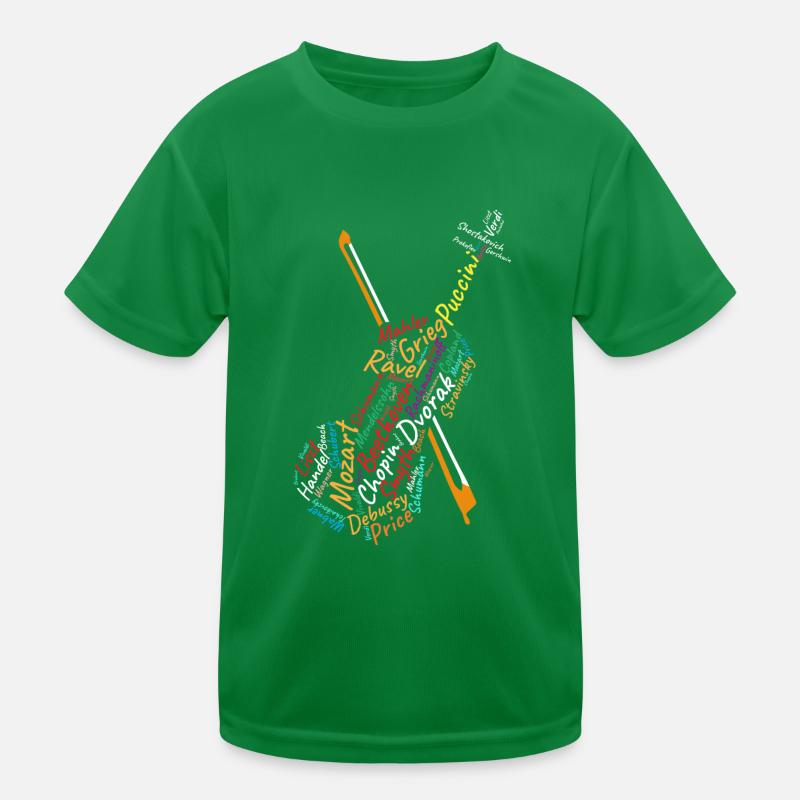 Classical composers, composers, music Kids Functional T-Shirt