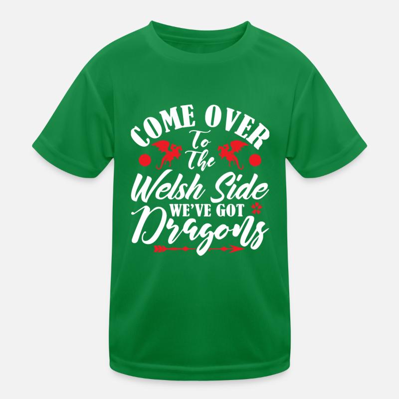 L’équipe galloise a des dragons, game over T-shirt sport Enfant