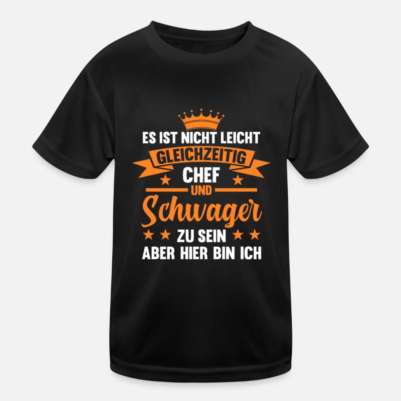 Chef Schwager Kinder Funktions-T-Shirt