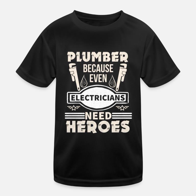 Klempner Kinder Funktions-T-Shirt