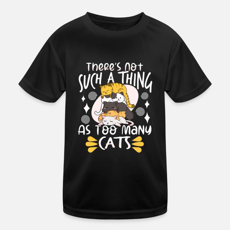 Cat Lover Cat Owner Cat Design Cat Mom Cat Dad Kinder Funktions-T-Shirt