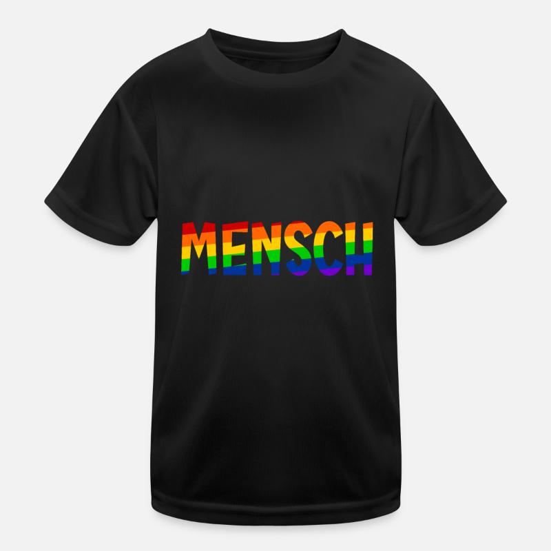 Mensch Regenbogen Kinder Funktions-T-Shirt
