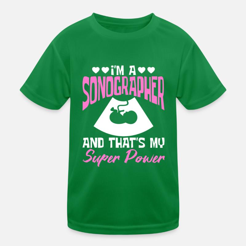 Ich Bin Ein Sonograph Kinder Funktions-T-Shirt