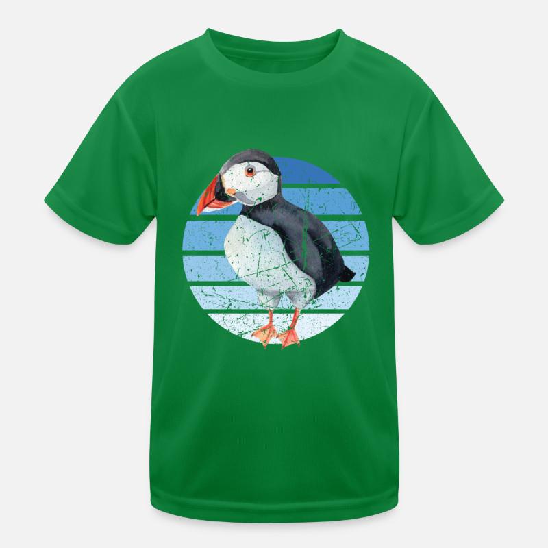 Puffin Parrot Lunde Bird Cadeau T-shirt sport Enfant