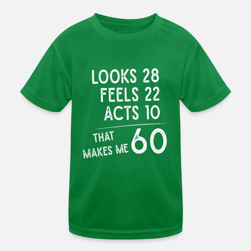 60e anniversaire, 60 ans T-shirt sport Enfant