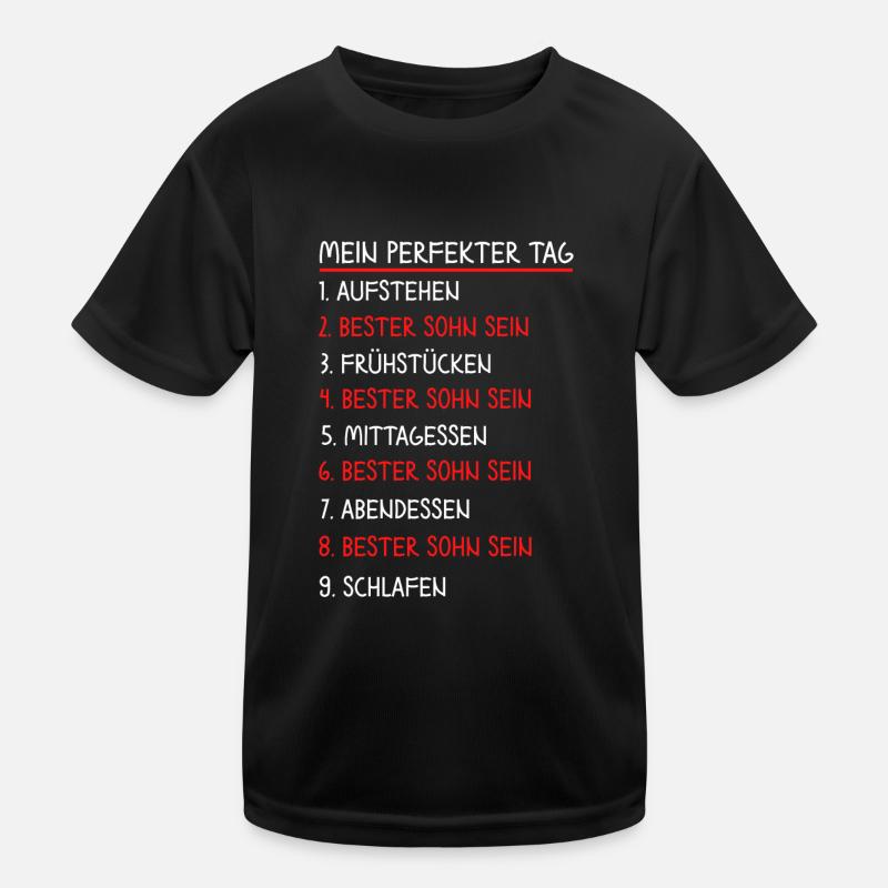 Bester Sohn Kinder Funktions-T-Shirt