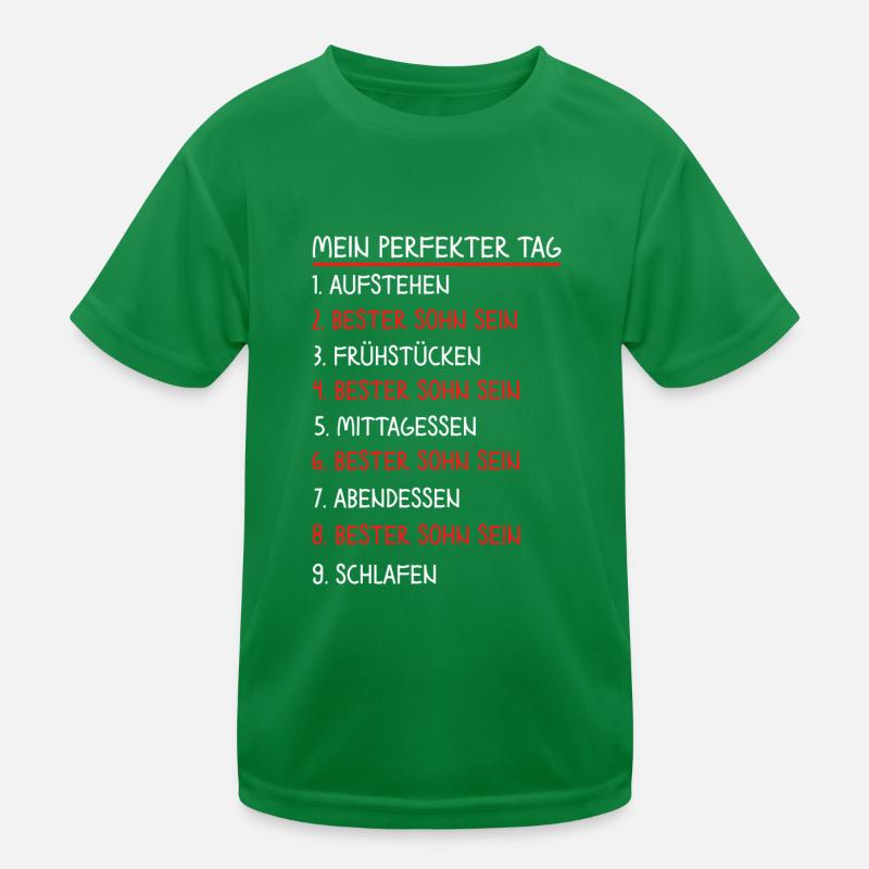 Bester Sohn Kinder Funktions-T-Shirt