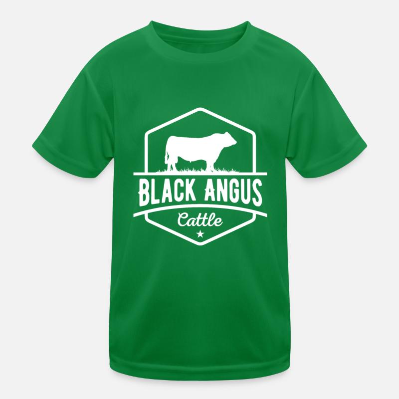 Éleveur de vaches - Bovins Black Angus T-shirt sport Enfant