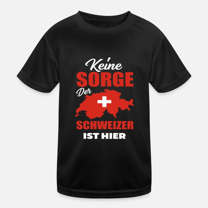 Schweizer Kinder Funktions-T-Shirt