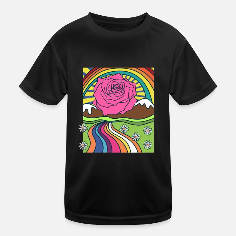 Rose Rosen Rosengewächs Garten Gärtner Kinder Funktions-T-Shirt