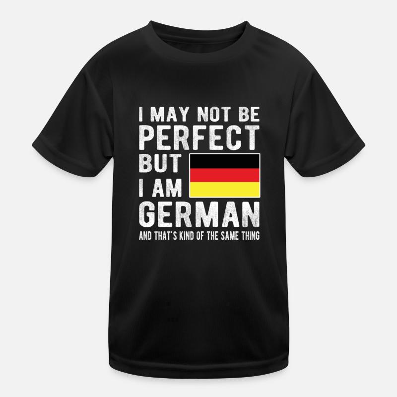 German Germany Flag German origin Kids Functional T-Shirt