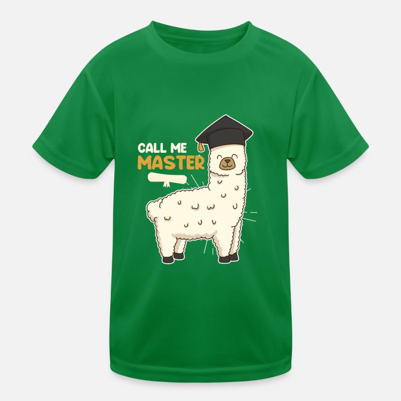Call Me Master Degree Kids Functional T-Shirt