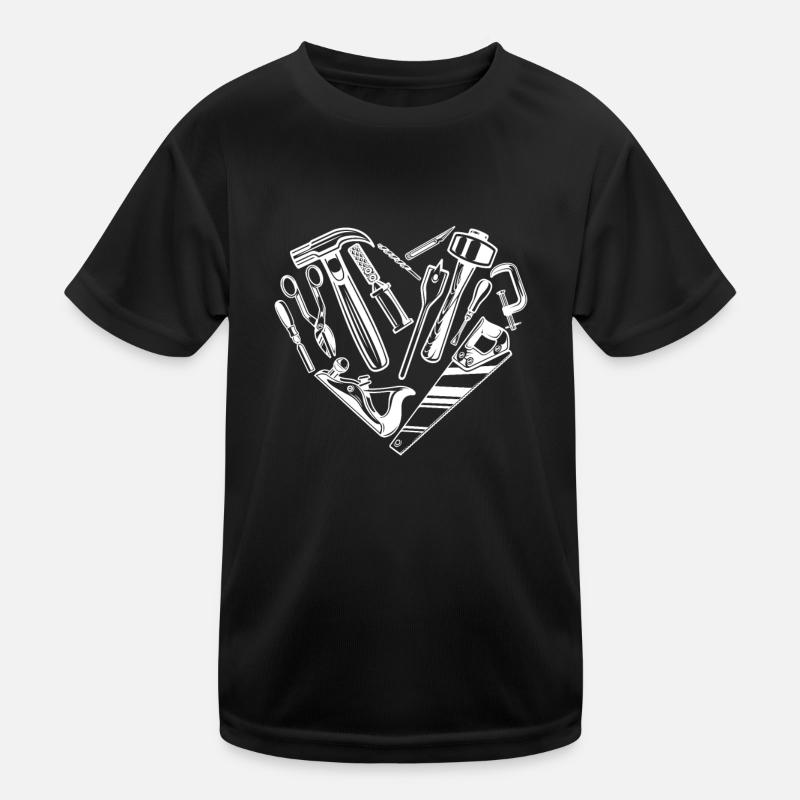Woodworker Carpenter Tools Vintage Kinder Funktions-T-Shirt