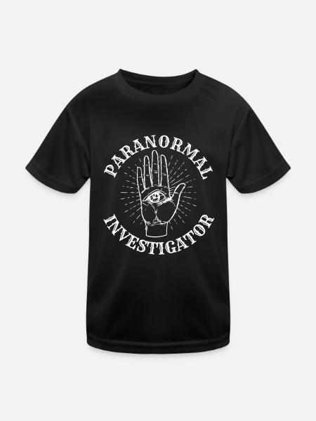 Paranormal investigator - Kids Functional T-Shirt - black - Front