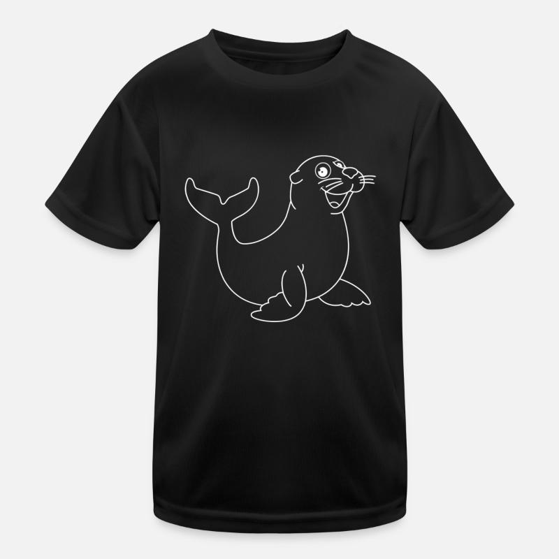 Phoque Lamantin Doux Phoque T-shirt sport Enfant