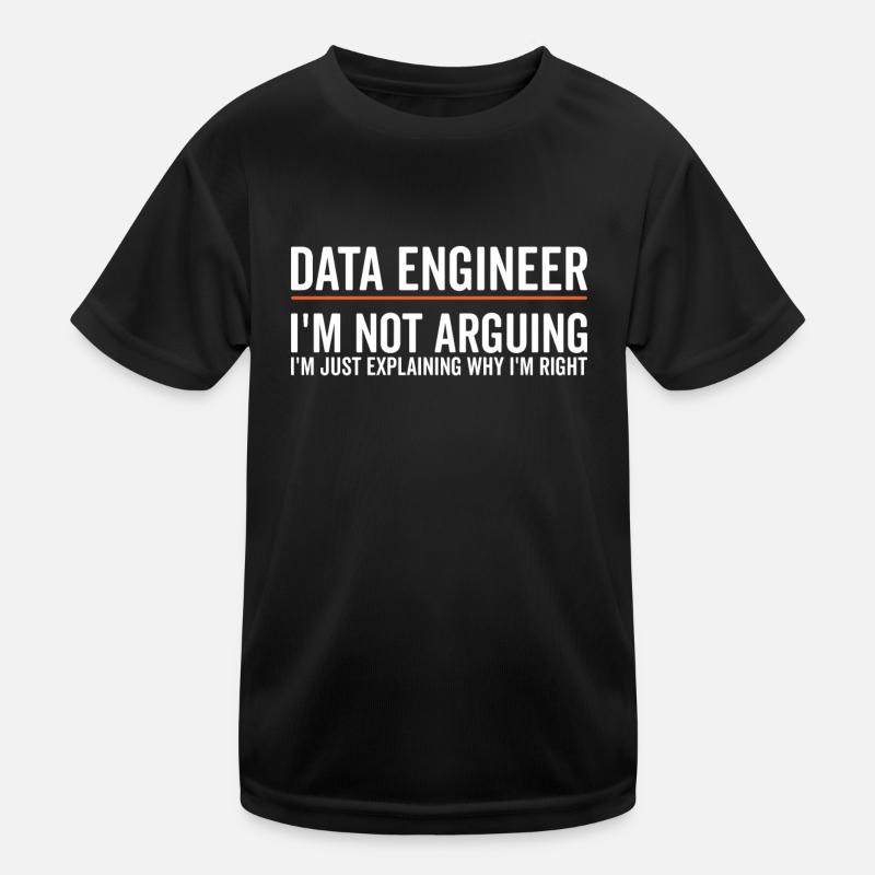Just Explaining - Dateningenieur Kinder Funktions-T-Shirt