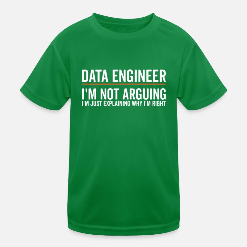 Juste expliquer - Ingénieur de données T-shirt sport Enfant
