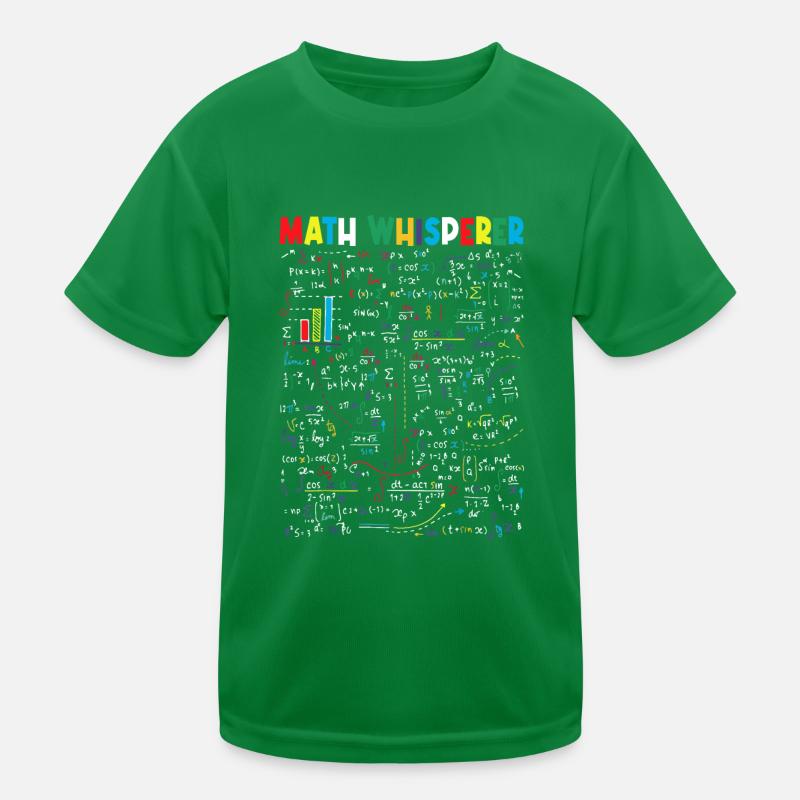 Math Whisperer Kids Functional T-Shirt