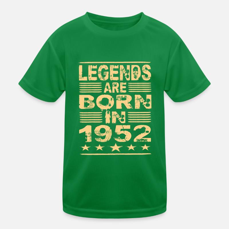 Legenden werden 1952 geboren Kinder Funktions-T-Shirt