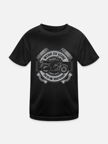 Simmi S51 Wenn du keine Besitzt - Kinder Funktions-T-Shirt - Schwarz - Vorne