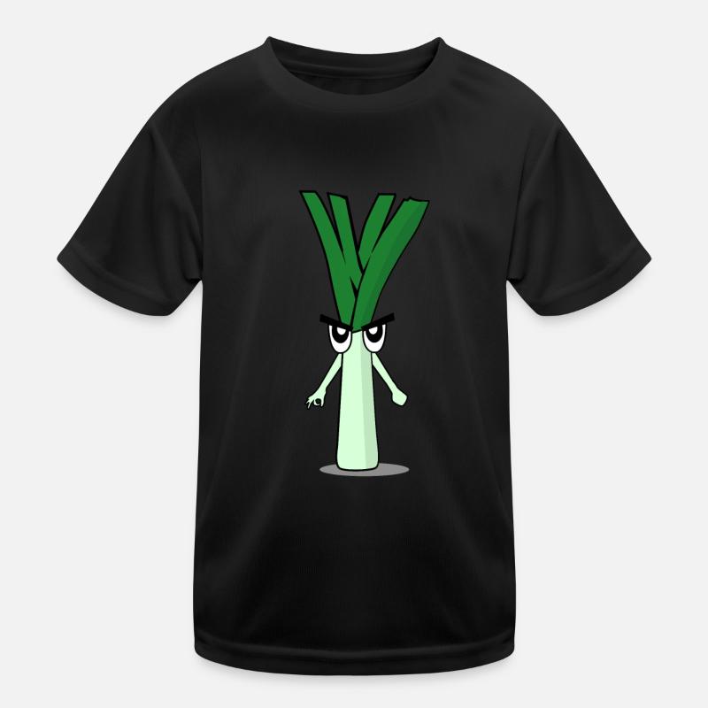Regardé en poireaux Regardé en T-shirt sport Enfant
