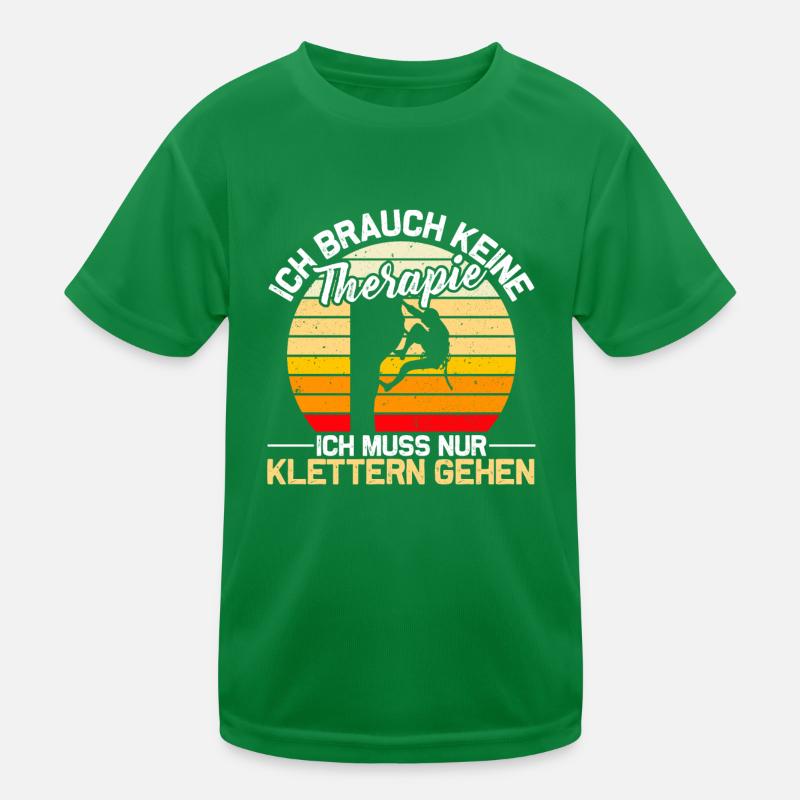Kletter Kinder Funktions-T-Shirt