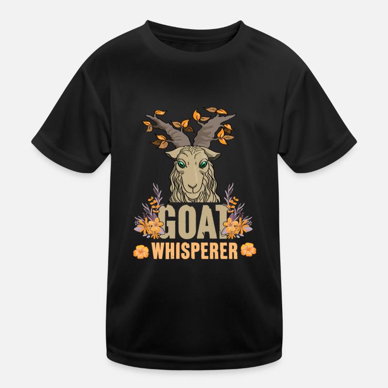 Goat Whisperer Funny Goat Kinder Funktions-T-Shirt