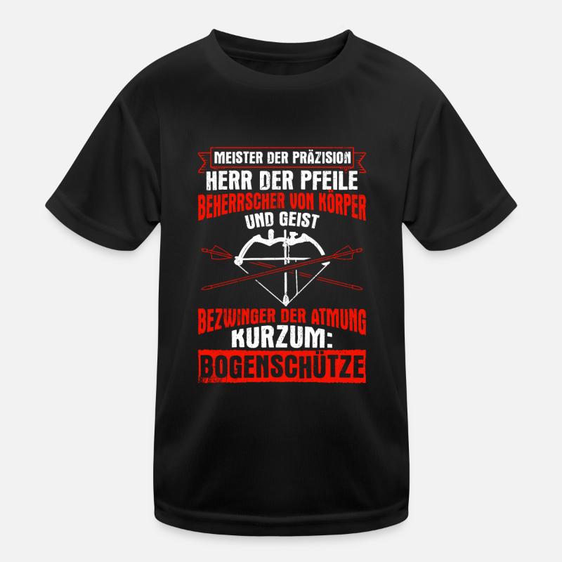 Miester Der Präzision Bogenschütze Bogenschießen B Kinder Funktions-T-Shirt
