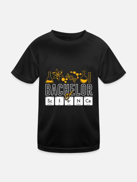 Baccalauréat ès sciences Chimiste Chimie Baccalauréat - T-shirt sport Enfant - noir - Devant