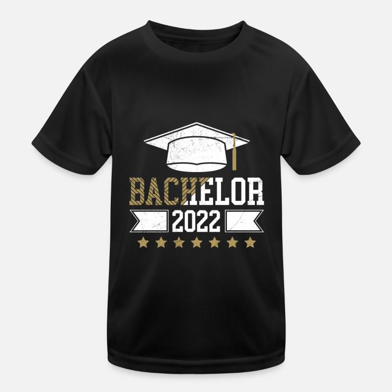 Bachelor 2022 Bachelorabschluss Bachelor - Kinder Funktions-T-Shirt - Schwarz
