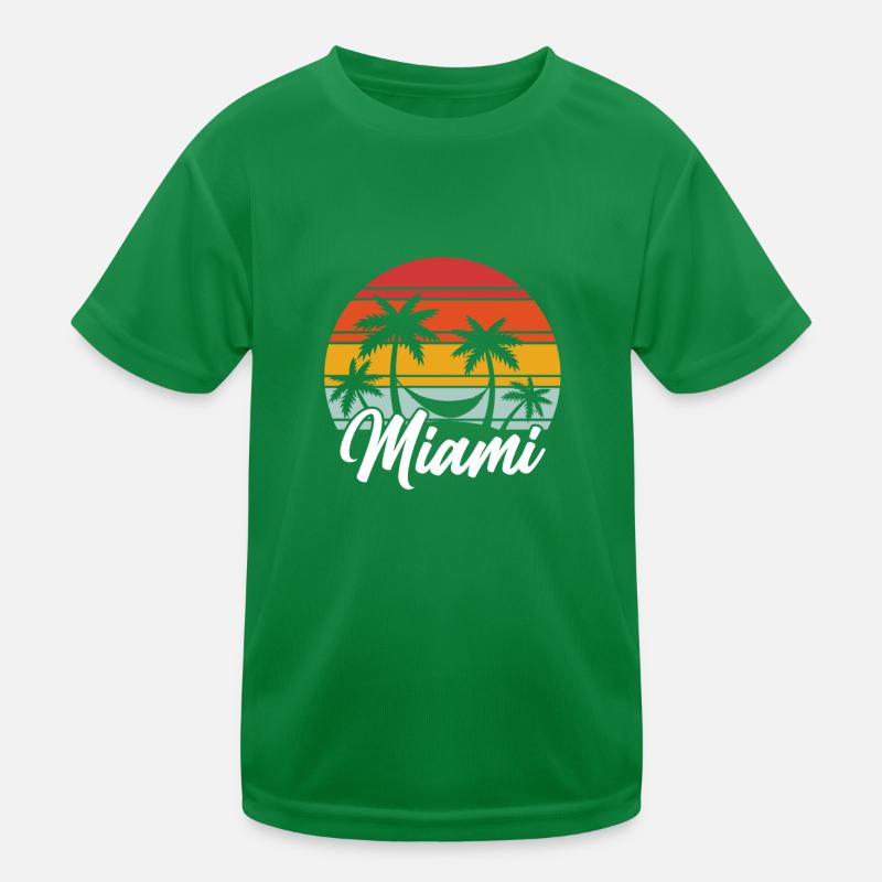 Miami Beach Florida Kinder Funktions-T-Shirt