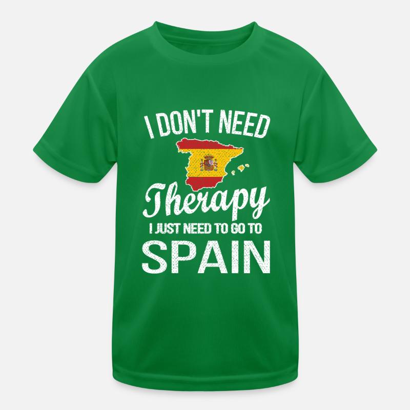 Stolzer Spanier Spanien Herkunft Spanische Flagge Kinder Funktions-T-Shirt