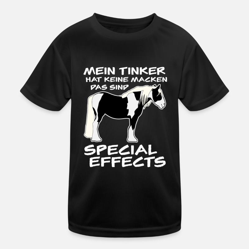 Irish Tinker Reiten Pferd Pferde Kinder Funktions-T-Shirt