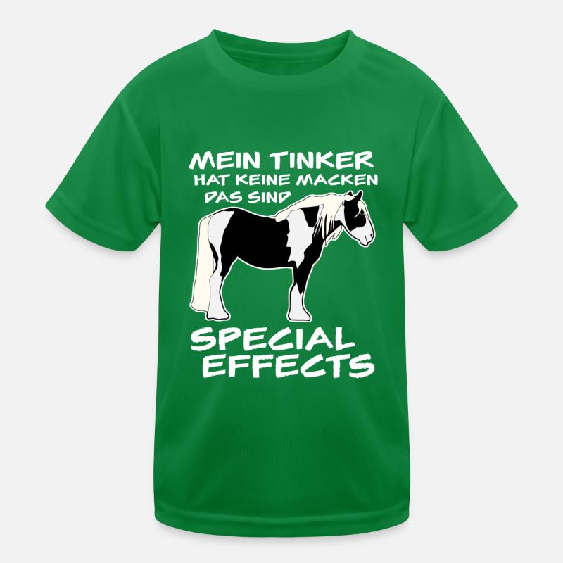 Irish Tinker Reiten Pferd Pferde Kinder Funktions-T-Shirt